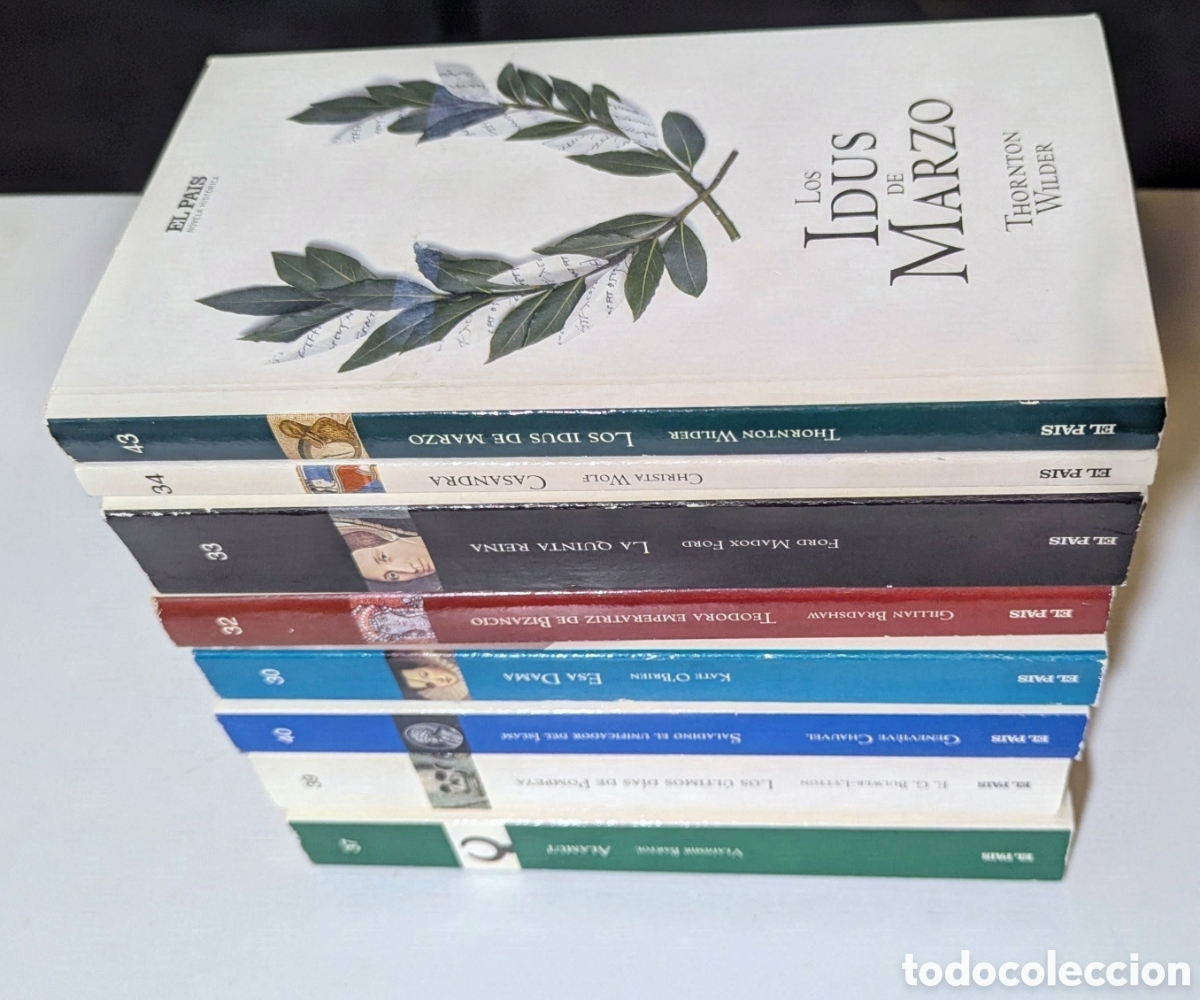 Libros de segunda mano: Idus de Marzo. &Uacute;ltimos d&iacute;as de Pompeya. La quinta reina. Casandra. Saladino Teodora Esa dama Alamut