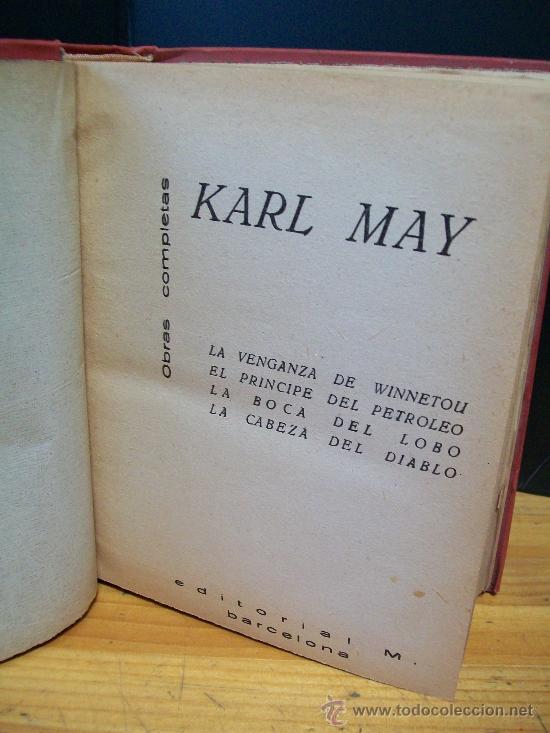 Libros de segunda mano: Kal May. Obras completas. 1955 - Foto 5