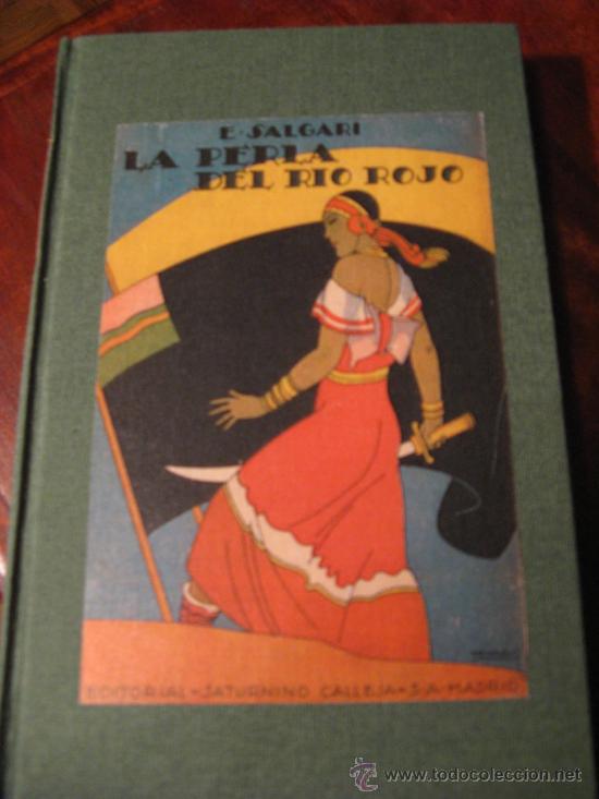 Libros de segunda mano: E. SALGARI.- LA PERLA DEL RIO ROJO - Foto 1