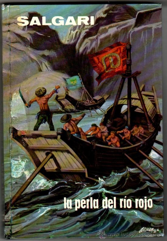 Libros de segunda mano: SALGARI GAHE N&ordm; 35, LA PERLA DEL R&Iacute;O ROJO - Foto 1