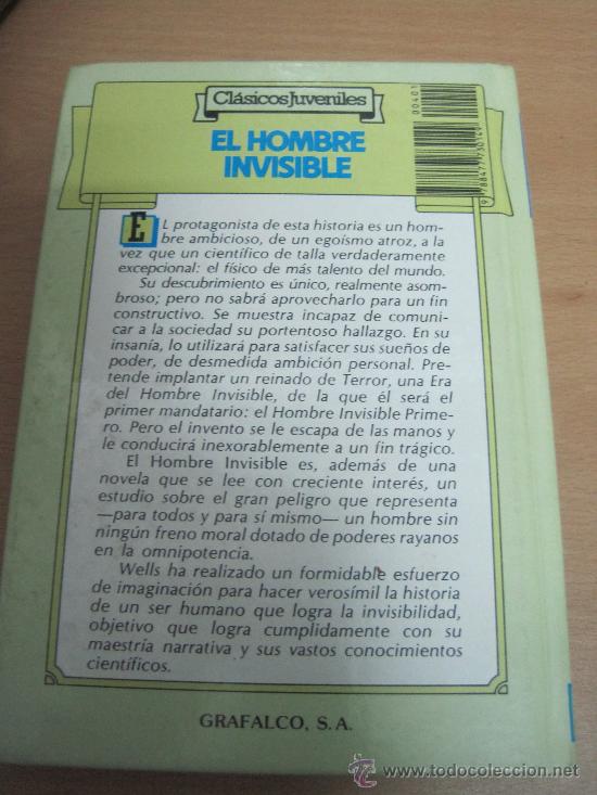 Libros de segunda mano: El hombre invisible - Foto 2