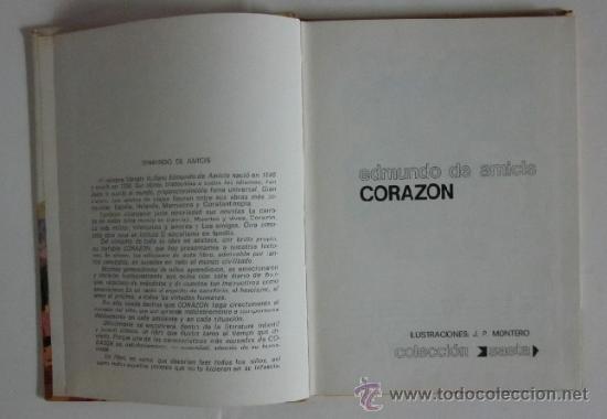 Libros de segunda mano: CORAZON - EDMUNDO DE AMICIS - Foto 3
