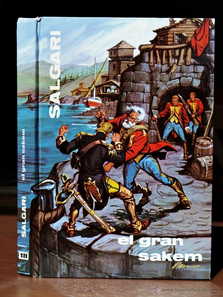 Libros de segunda mano: Emilio Salgari - El gran sakem - Gahe 1972 - Foto 1