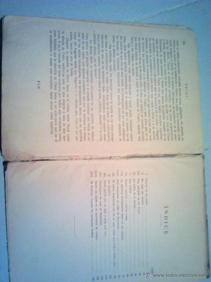 Libros de segunda mano: Libro Heidi 1947. Juana Spyri - Foto 7