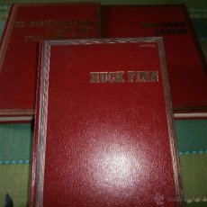 Libros de segunda mano: LOTE 3 CLÁSICOS DE LA JUVENTUD HUCK FINN, ROBINSON CRUSOE Y EL PEQUEÑO NILS - EDIVAL ORTELLS AÑOS 70