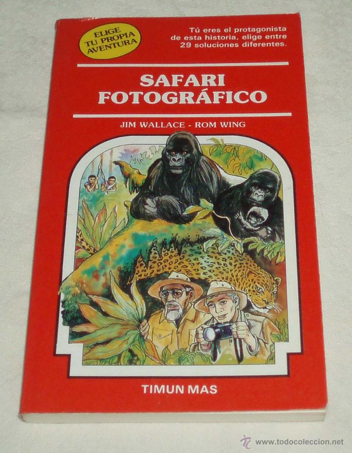 Libros de segunda mano: safari fotografico Timun mas donde tu eres el protagonista puedes elegir 29 soluciones diferente