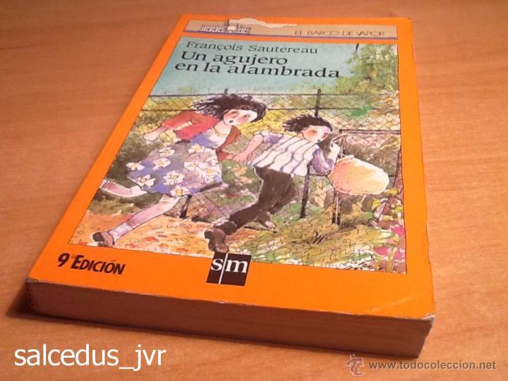 Libros de segunda mano: Un Agujero en la Alambrada Libro de El Barco Vapor Serie Roja en Muy Buen Estado
