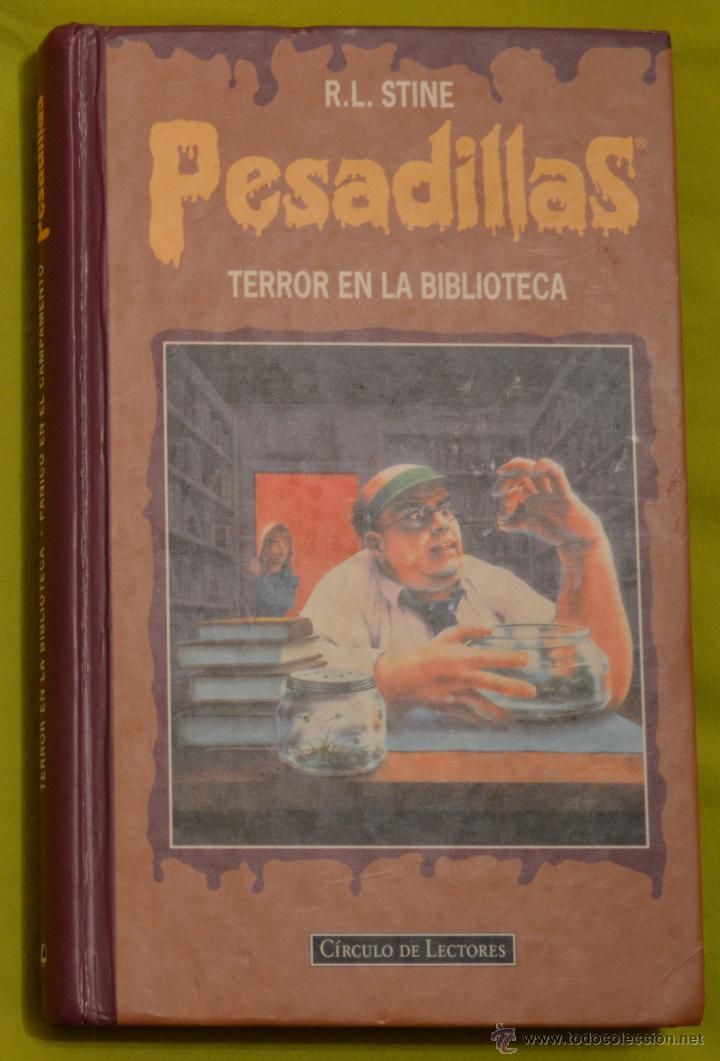 Gebrauchte B&uuml;cher: PESADILLAS DE R.L. STINE CON LAS 2 HISTORIAS TERROR EN LA BIBLIOTECA Y P&Aacute;NICO EN EL CAMPAMENTO.