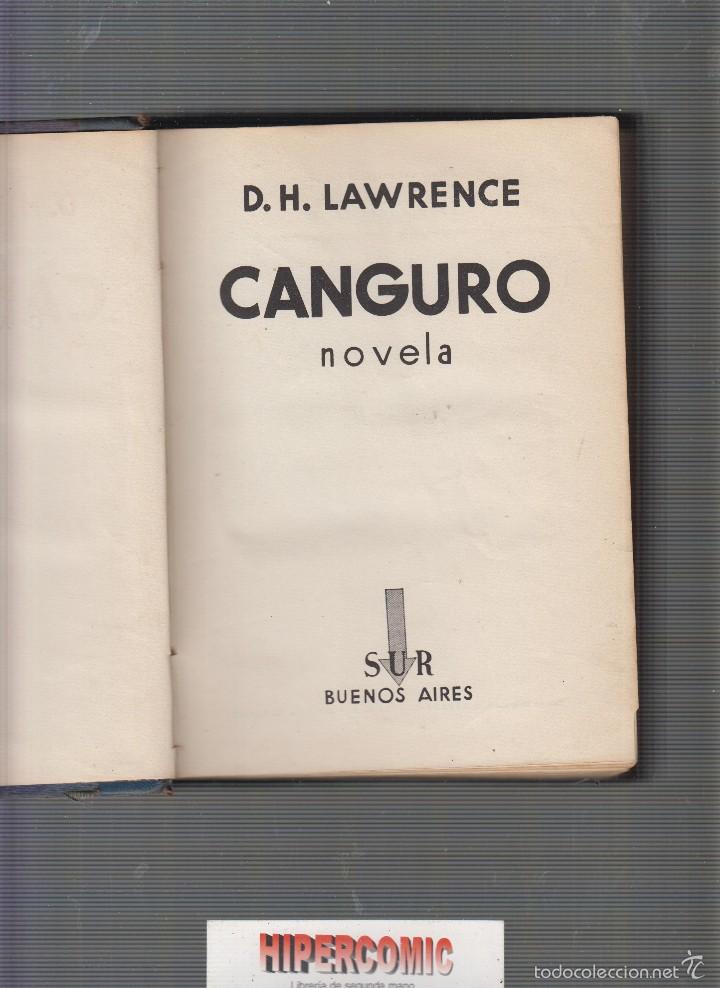 Libros de segunda mano: CANGURO / D.H. LAWRENCE , 1&ordf; edicion buenos aires 1933