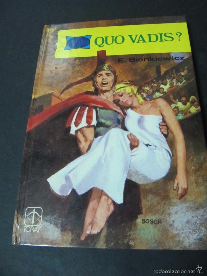 Libros de segunda mano: LIBRO QUO VADIS? TORAY - Foto 1