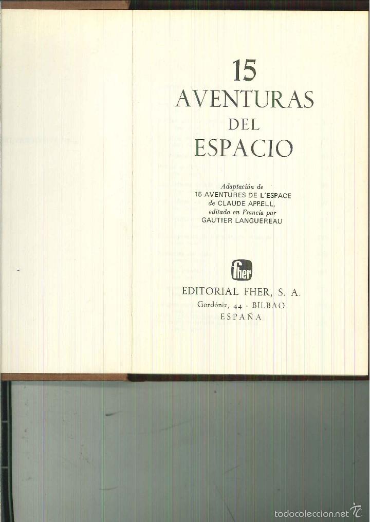 Libros de segunda mano: 15 AVENTURAS DEL ESPACIO. - Foto 1