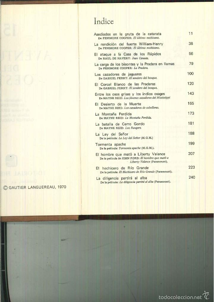 Libros de segunda mano: 15 AVENTURAS DEL OESTE. - Foto 2
