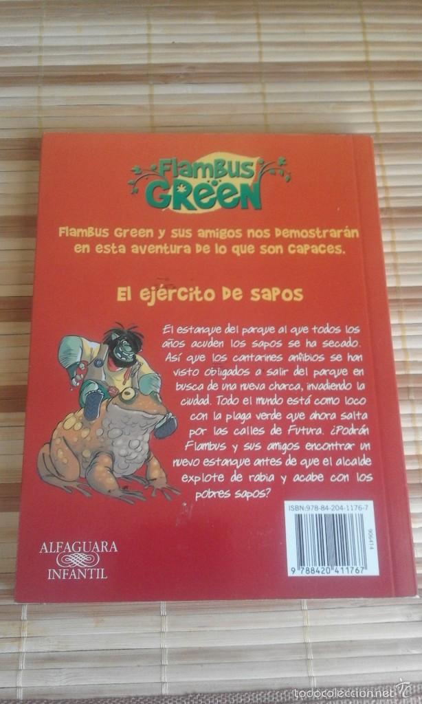Libros de segunda mano: Flambus Green n&ordm; 3. El ej&eacute;rcito de sapos - Roberto Pavanello - Foto 2