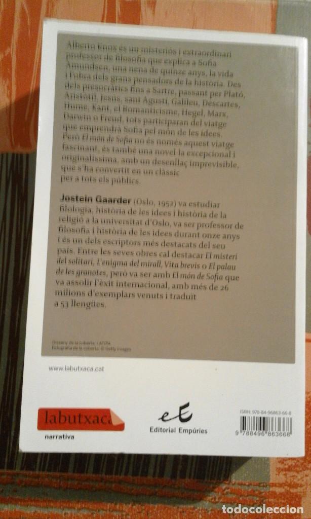 Libros de segunda mano: El m&oacute;n de Sofia - Jostein Gaarder - en catal&agrave; - Foto 2