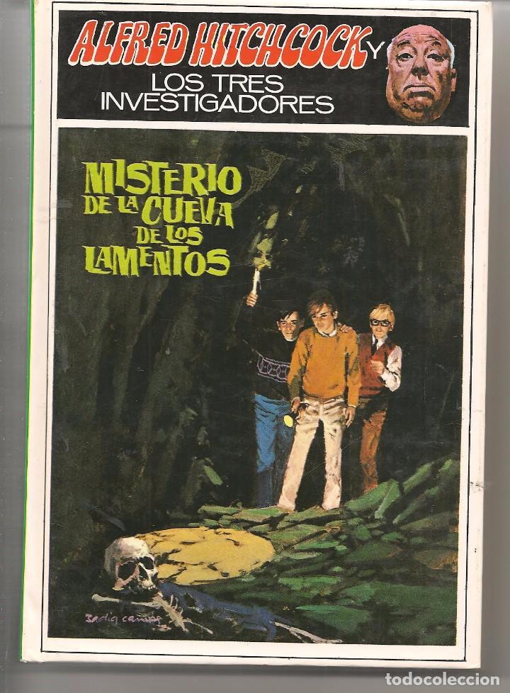 Libros de segunda mano: ALFRED HITCHCOCK Y LOS TRES INVESTIGADORES. N&ordm; 10. MISTERIO DE LA CUEVA LAMENTOS. MOLINO(B/A40.1).