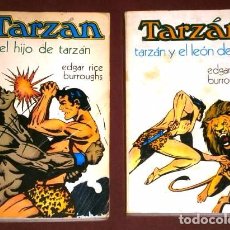 Libros de segunda mano: EL HIJO DE TARZÁN / TARZÁN Y EL LEÓN DE ORO 2T POR EDGAR RICE BURROUGHS DE ED. NOVARO BARCELONA 1975