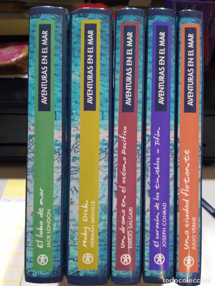 Libros de segunda mano: Aventuras en el mar (5 TOMOS). - Foto 1