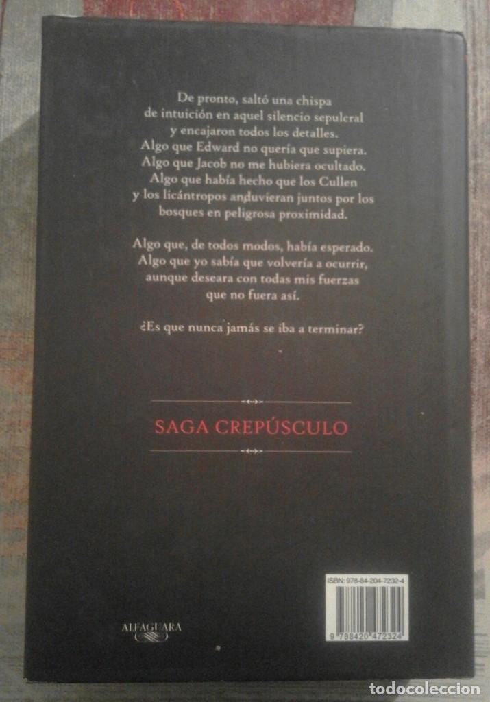 Libros de segunda mano: Eclipse - Stephenie Meyer - Tapa dura - Foto 2