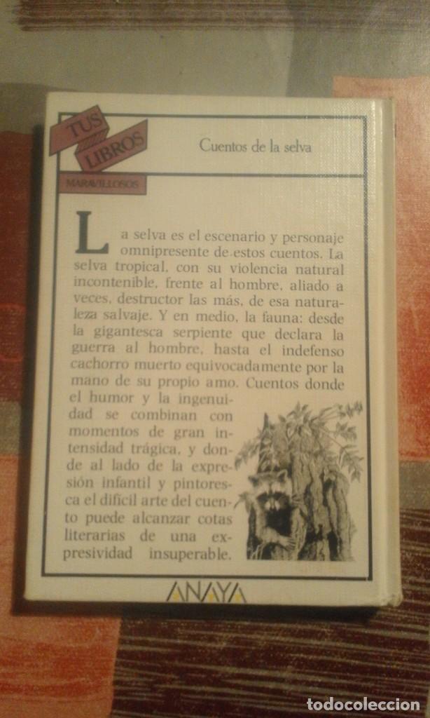 Libros de segunda mano: Cuentos de la selva - Horacio Quiroga - Foto 2