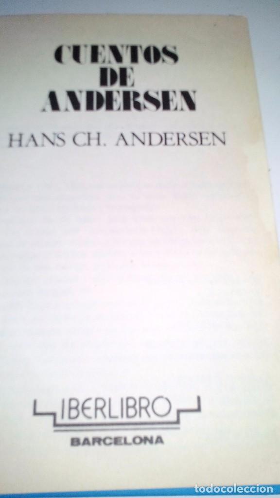 Libros de segunda mano: CUENTOS DE ANDERSEN-H C ANDERSEN-IBER LIBRO-DALMAU 1990 - Foto 3
