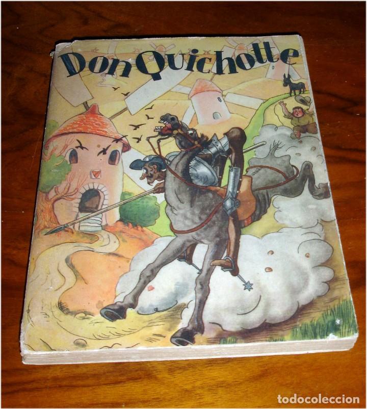 Livros em segunda m&atilde;o: 1 de 80 ejemplares LES AVENTURES DE DON QUICHOTTE DE LA MANCHE (ADAPTE POUR LA JEUNESSE) 1938 GR&Uuml;ND