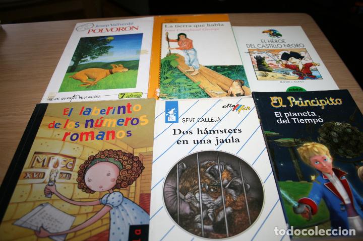 Libros de segunda mano: lote 6 libros infantiles y juveniles - el principito, polvor&oacute;n, la tierra que habla...