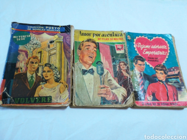 Gebrauchte B&uuml;cher: 3 novelas: amor por aventura, d&eacute;jame adorarte emperatriz, volver&eacute;. 1955, 1955