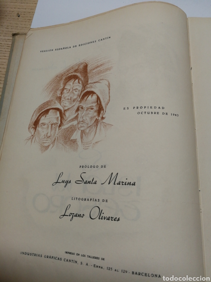 Libros de segunda mano: Isla del tesoro. 1943. Robert louis stevenson. - Foto 4
