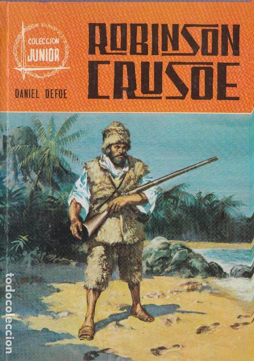 Libros de segunda mano: Robinson Crusoe / Daniel Defoe * AURA * JUNIOR * - Foto 1