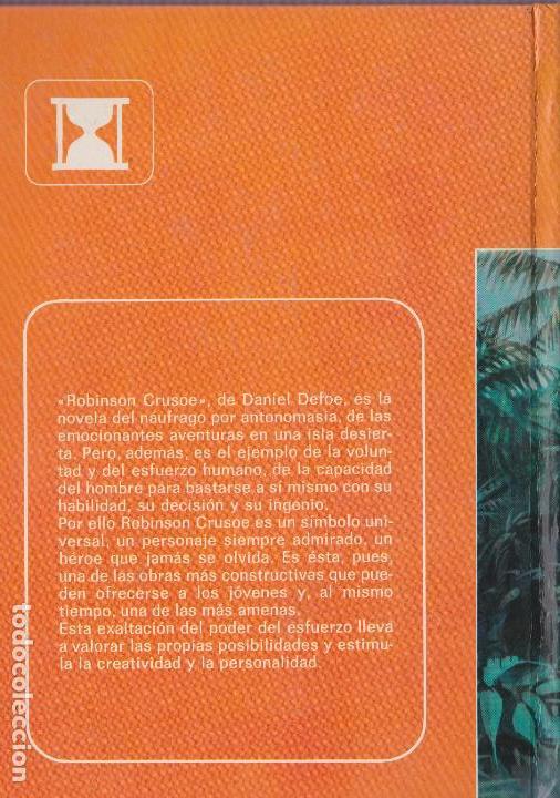 Libros de segunda mano: Robinson Crusoe / Daniel Defoe * AURA * JUNIOR * - Foto 2
