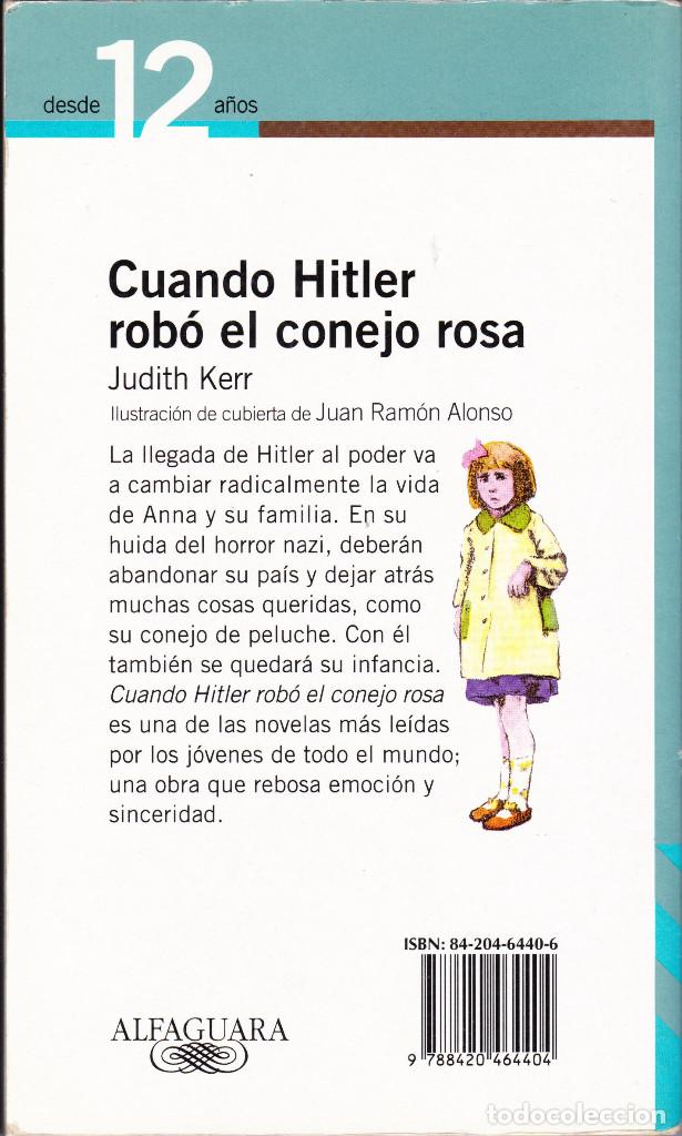 cuando hitler robó el conejo rosa. judith kerr Comprar Libros de