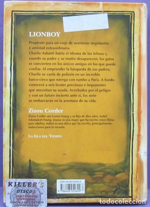 Libros de segunda mano: LionBoy - Zizou Corder - Foto 2