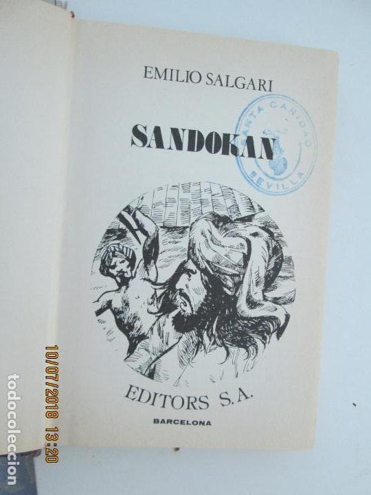 Libros de segunda mano: SANDOKAN - EMILIO SALGARI - Foto 2