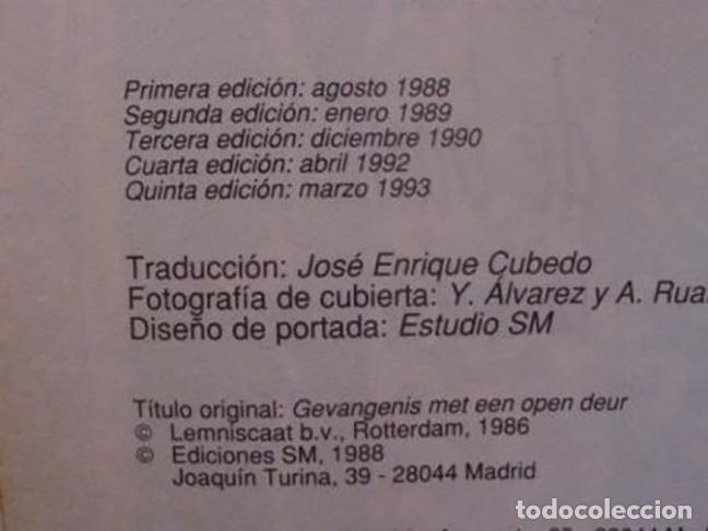 Libros de segunda mano: Barrotes de bamb&uacute;/ Jan Terlouw/ Ediciones Sm/ Gran Angular/ 5&ordf; edici&oacute;n/ 1993 - Foto 5