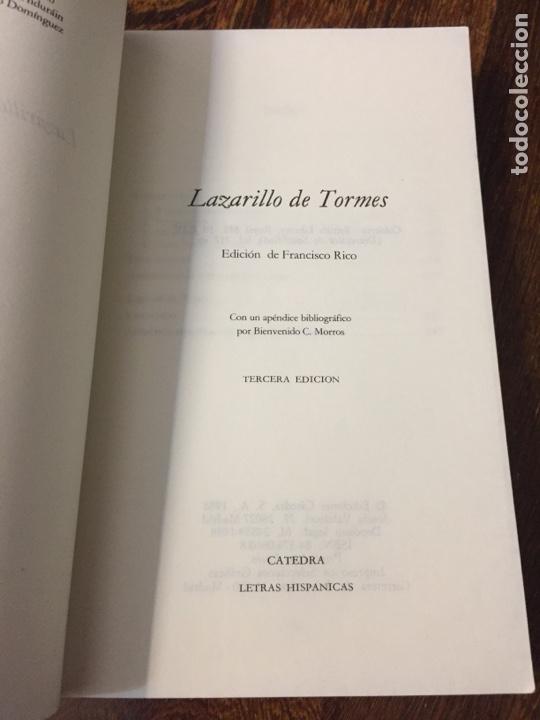 Libros de segunda mano: Lazarillo de Tormes - Foto 2
