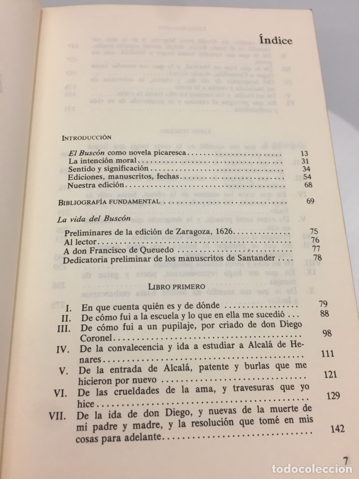 Libros de segunda mano: El busc&oacute;n. Francisco de Quevedo. Ediciones Catedra. - Foto 3