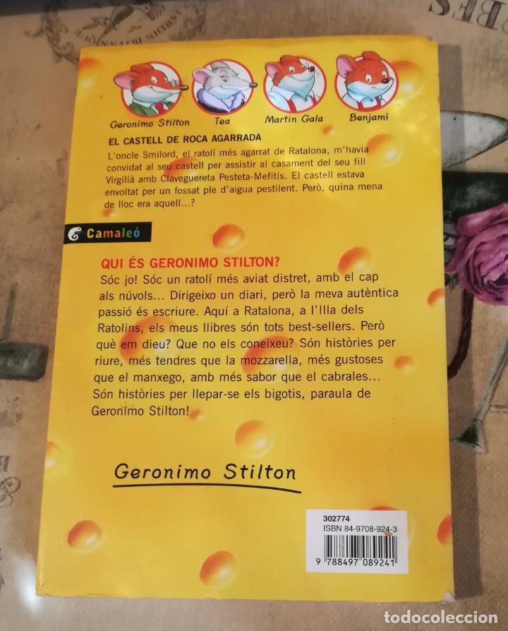 Libros de segunda mano: El castell de Roca Agarrada - Geronimo Stilton - en catal&agrave; - Foto 2