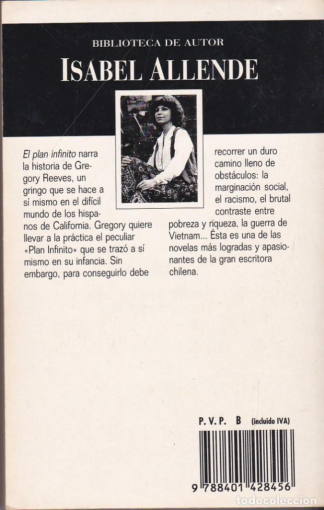 Libros de segunda mano: El plan infinito. Isabel Allende - Foto 2