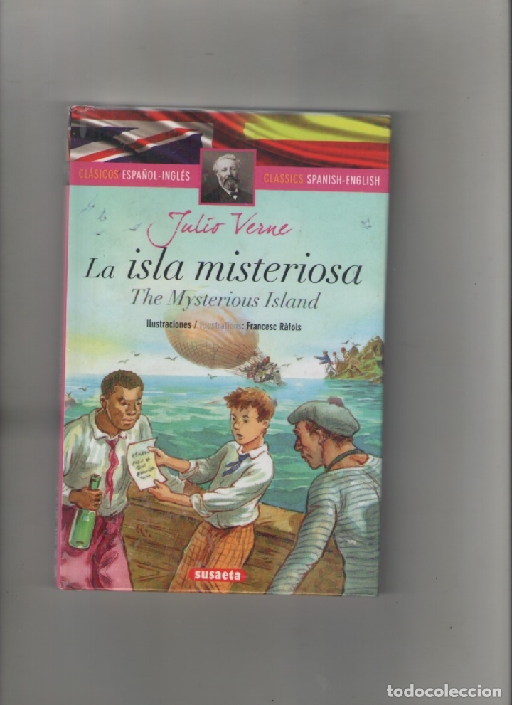 Libros de segunda mano: Autor: JULIO VERNE- LA ISLA MISTERIOSA-e.d. SUSAETA-medidas 20 X 14 Cm-Tapa dura-PAGINAS 68-