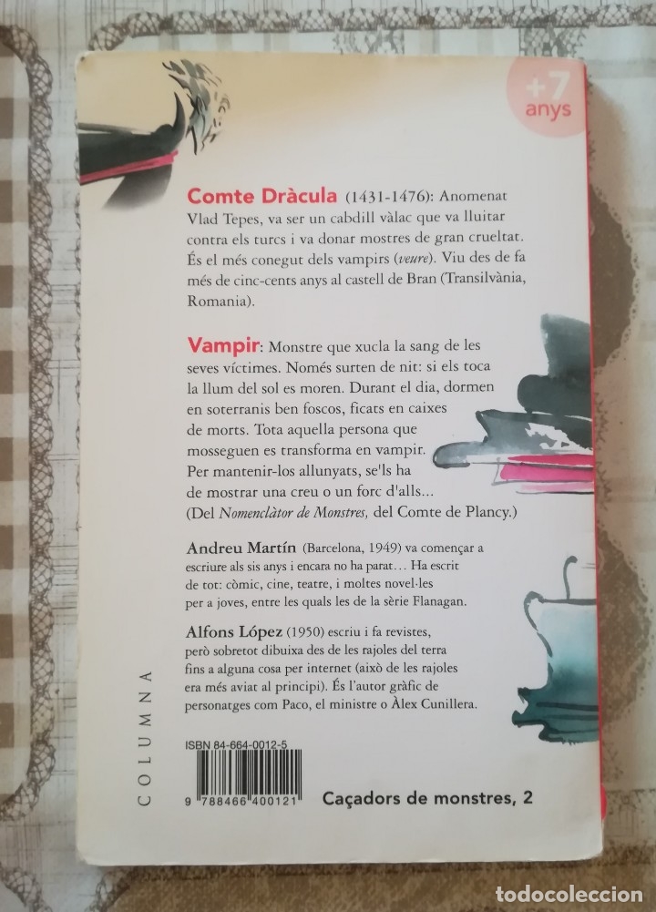 Libros de segunda mano: Com vam ca&ccedil;ar Dr&agrave;cula - Andreu Mart&iacute;n - en catal&agrave; - Foto 2