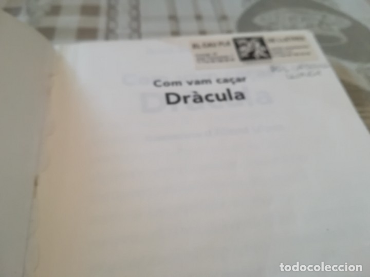 Libros de segunda mano: Com vam ca&ccedil;ar Dr&agrave;cula - Andreu Mart&iacute;n - en catal&agrave; - Foto 5