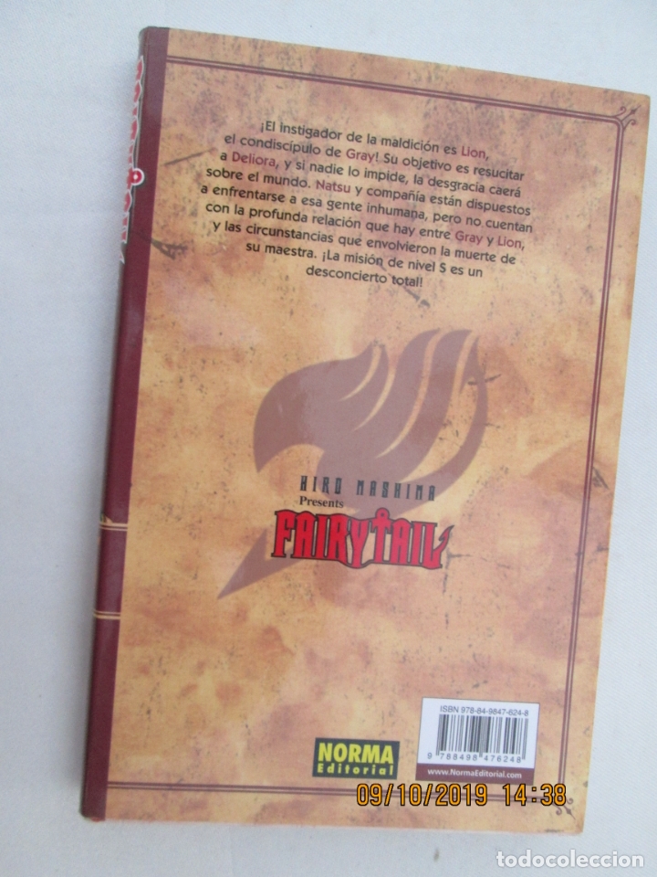 Libros de segunda mano: FAIRYTAIL 5 - HIRO MASHIMA - NORMA EDITORIAL 2014. - Foto 2
