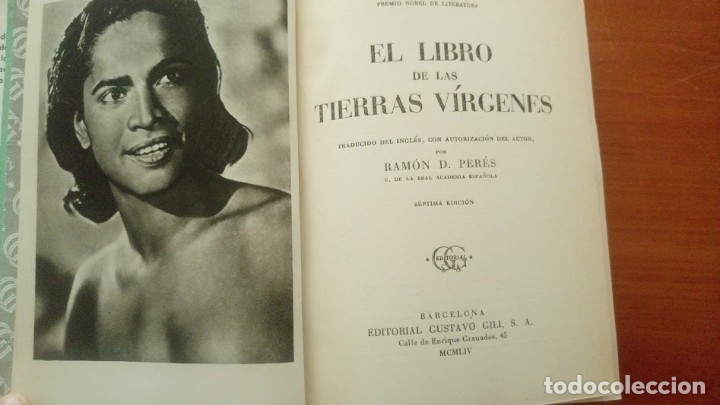Libros de segunda mano: EL LIBRO DE LAS TIERRAS V&Iacute;RGENES 1954 KIPLING - Foto 3
