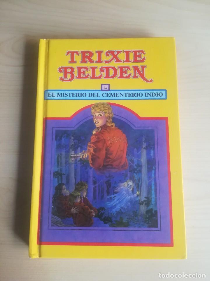 Libros de segunda mano: TRIXIE BELDEN EL MISTERIO DEL CEMENTERIO INDIO N&ordm; 15 KATHRYN KENNY SUSAETA 1985