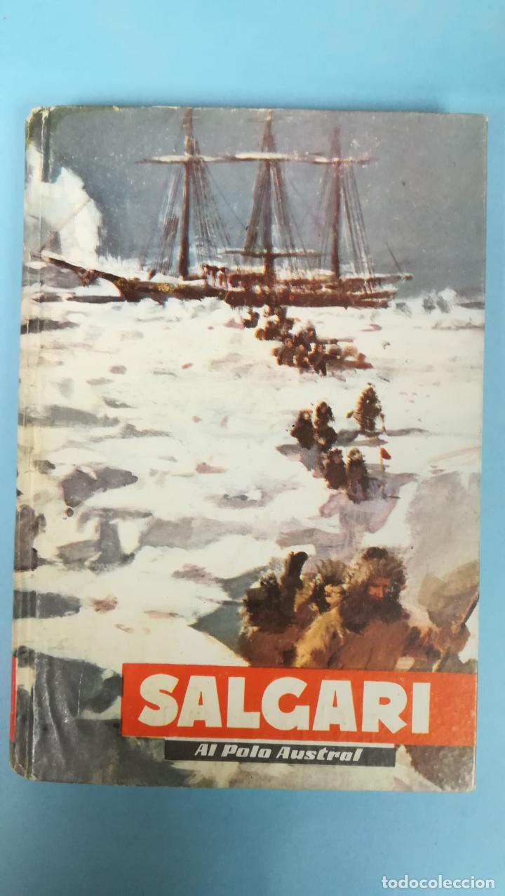 Libros de segunda mano: Salgari - - Al Polo Austral - Foto 1