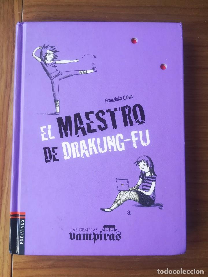 Libros de segunda mano: LAS GEMELAS VAMPIRAS EL MAESTRO DE DRAKUNG-FU ED.EDELVIVES 2011