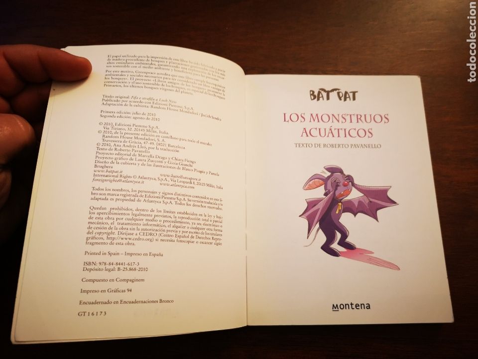 Libros de segunda mano: Bat Pat 13. Los monstruos acu&aacute;ticos. - Foto 5