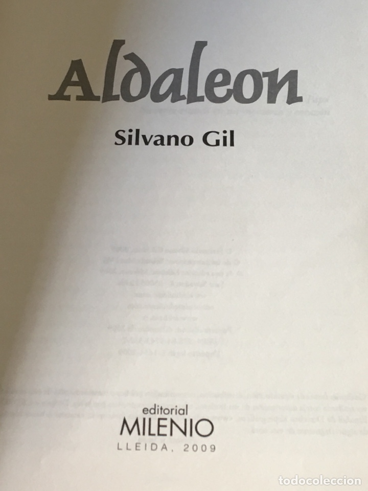 Libros de segunda mano: LIBRO ALDALEON ARKHANA DE SILVANO GIL - Foto 3