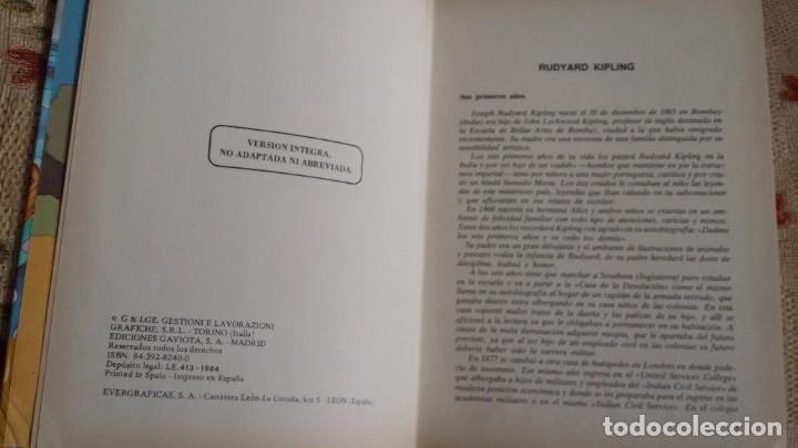 Libros de segunda mano: Kipling: Capitanes intr&eacute;pidos.Ediciones Gaviota, 1984 - Foto 3