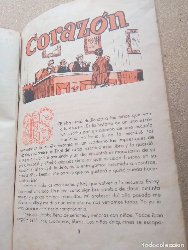 Libros de segunda mano: CORAZ&Oacute;N. EDMUNDO DE AMICIS. 1958 - Foto 2